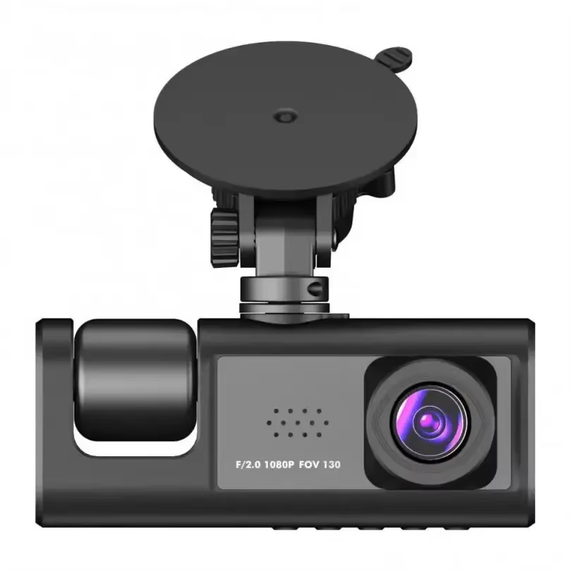 1080P HD Screen Dash Cam with IR Night Vision Loop Recording 3 Camera Vehicle DVR Recorder Black Box