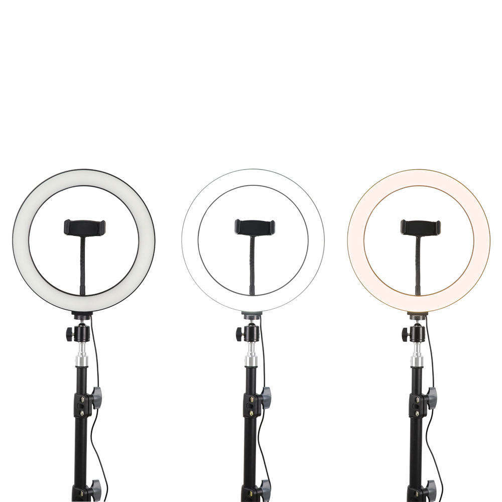 10 Inch LED Fill Light Professional Live Streaming Kit with Ring Light and Adjustable Tripod for Content Creators