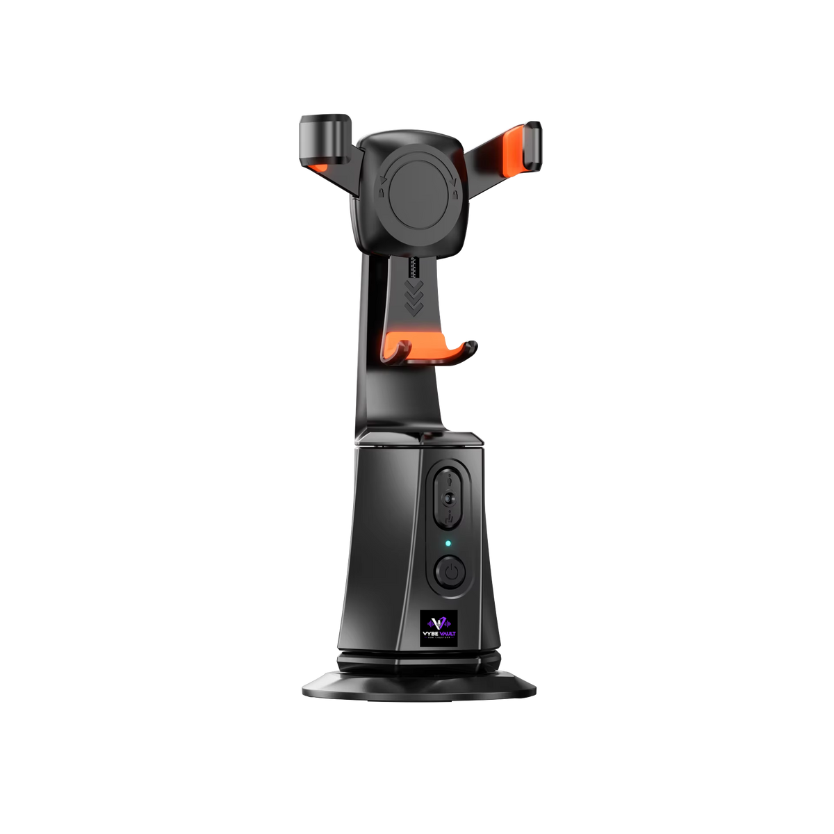Vybe Vault for Creators Auto AI Face Tracking Gimbal Stabilizer Phone Shooting Stand Remote 360° Rotating Phone Holder