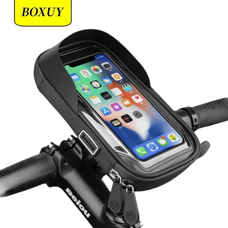 Hot Sale Mobile Phones Bag Anti Drop 360 Degree Rotated Waterproof Anti Shake Motorcycle Bicycle Cellphone Bag Bike Phone Holder