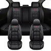 Xiangta Factory Luxury Hot-selling New 5-seater Red Car Seat Cover Full Set Luxury Leather Car Seat Covers From USA for Most Car