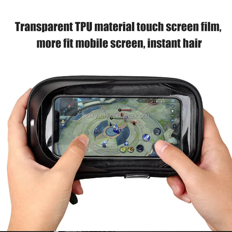 Hot Sale Mobile Phones Bag Anti Drop 360 Degree Rotated Waterproof Anti Shake Motorcycle Bicycle Cellphone Bag Bike Phone Holder