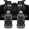 Xiangta Factory Luxury Hot-selling New 5-seater Red Car Seat Cover Full Set Luxury Leather Car Seat Covers From USA for Most Car