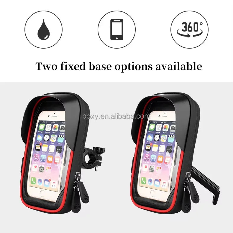 Hot Sale Mobile Phones Bag Anti Drop 360 Degree Rotated Waterproof Anti Shake Motorcycle Bicycle Cellphone Bag Bike Phone Holder