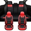 Xiangta Factory Luxury Hot-selling New 5-seater Red Car Seat Cover Full Set Luxury Leather Car Seat Covers From USA for Most Car