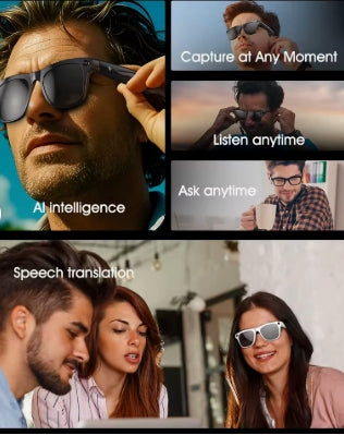 2025 Top Selling XK OEN Pro AI Smart Glasses GPT 720 Pixel IP67 Waterproof AR Hardware with 5 Day Standby