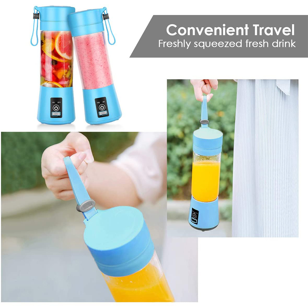 Electric Portable Blender USB Rechargeable Mini Juice Blender Mini Portable Electric Fruit Bottle Blender