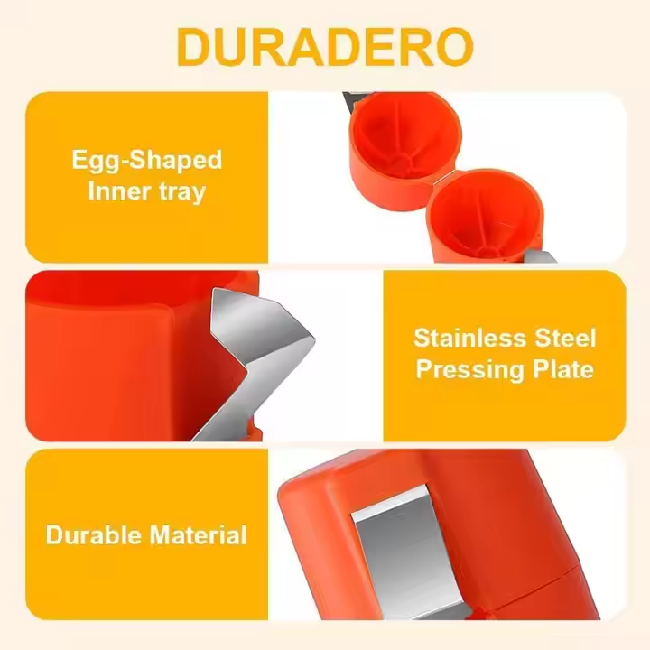 Factory Direct New Kitchen Gadgets Egg Raw Hard Boiled Peeler Egg Separator Handheld Tool Egg Shell Opener