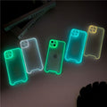 Luminous Night Glow Fluorescent Neon TPU Shockproof Street Fashion Mobile Phone Case for 17 16 15 14 13 12 11 Pro Max