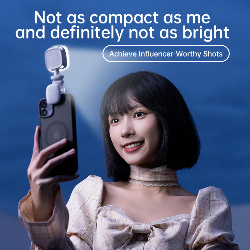 D5 Mini Pocket Phone Fill Light Three Color Temperature HD Fill Light Portable Video Conferencing Compatible Camera